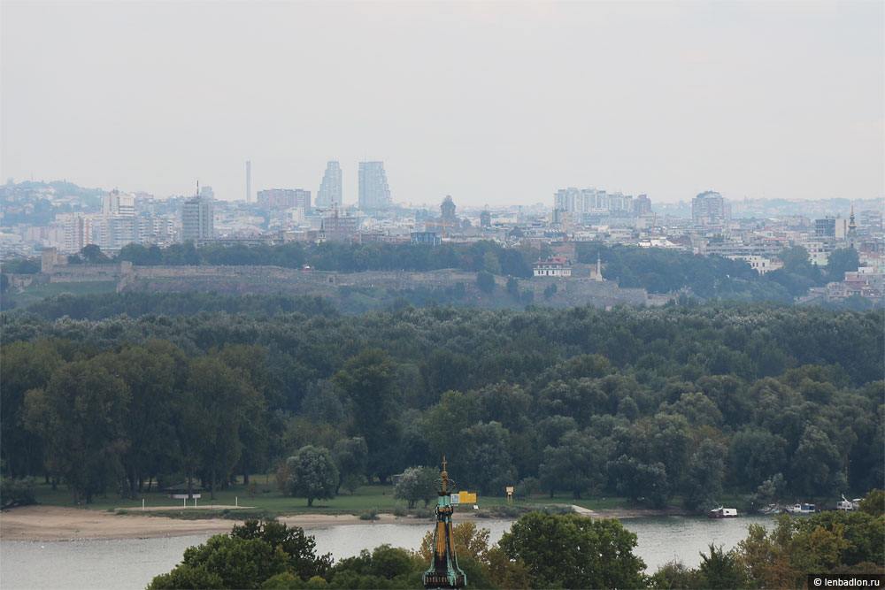 Панорама Белграда из Земуна