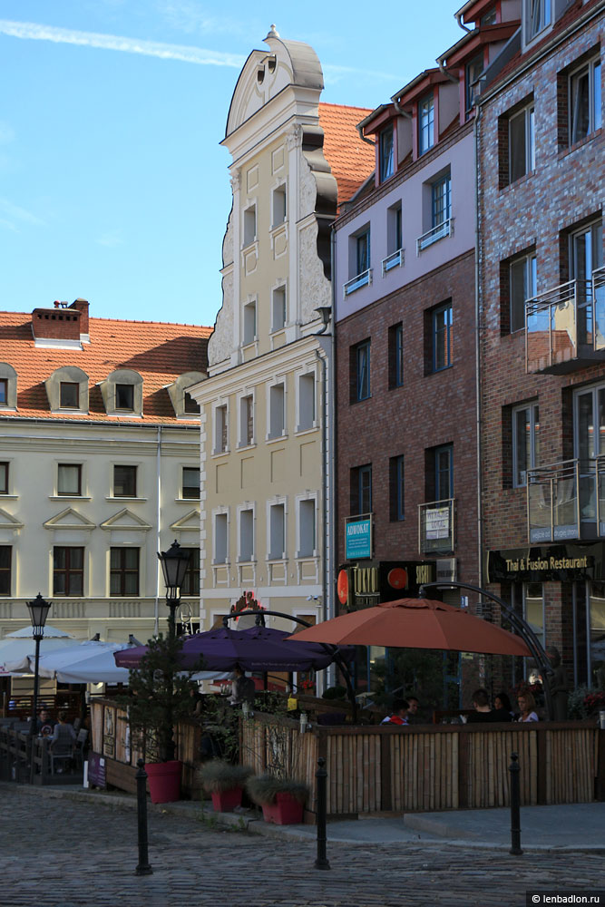 Старый город в Щецине фото